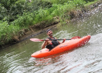 Paddeln auf der Sulm am 16. Juli 2021